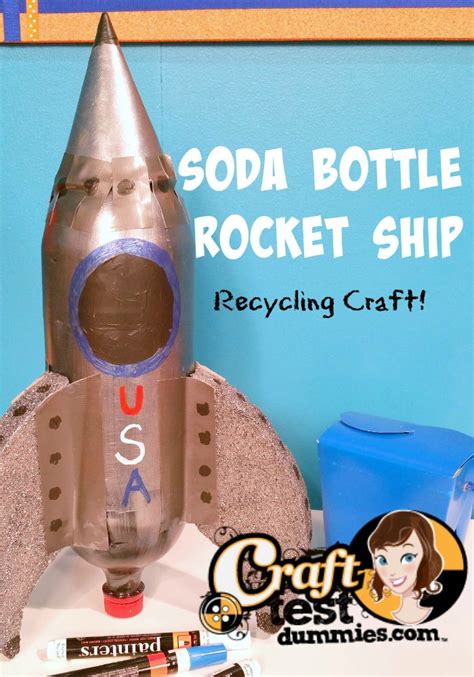 Recycled Bottle Rocket Ship Rocket Ship Rocket Ship Craft Rocket Craft