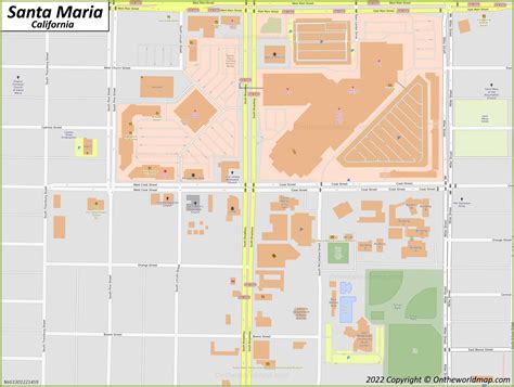 Santa Maria Map | California, U.S. | Discover Santa Maria with Detailed