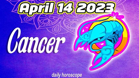 HOROSCOPE FOR TODAY CANCER Tarot Horoscope April 14 2023 Horoscope