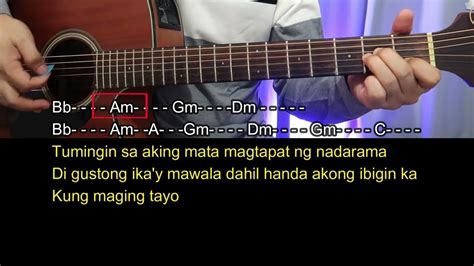 Sa Yo Guitar Karao Chords Song By Silent Sanctuary Youtube