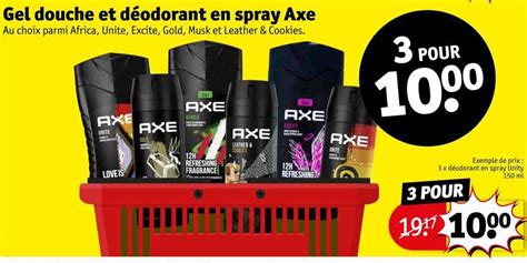 Promo Gel Douche Et D Odorant En Spray Axe Chez Kruidvat Icatalogue Fr