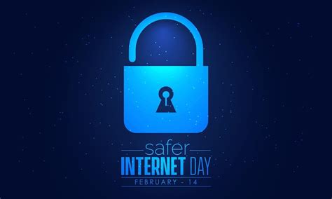 Premium Vector Safer Internet Day Design Template Concept Observed On