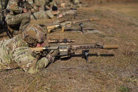 Fort Bragg Paratroopers Train With New Squad Designated Marksman Rifle