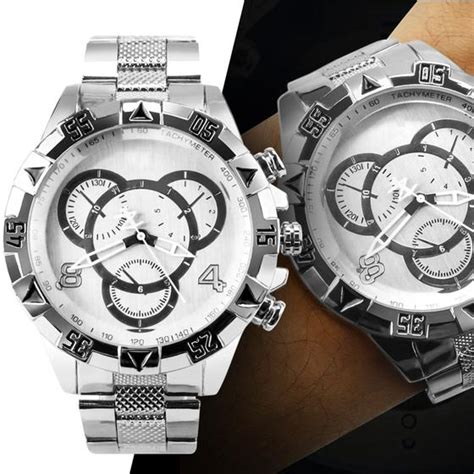 Rel Gio De Pulso Masculino Original A Prova Dagua Anal Gico Prata Cl Ssico Ruixing Rel Gio