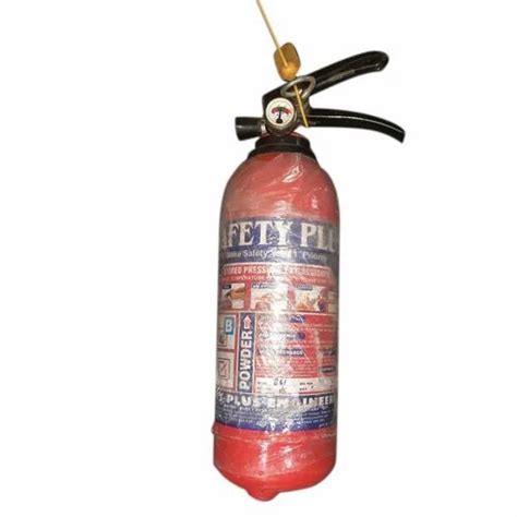 1 Kg Safety Plus ABC Dry Powder Fire Extinguisher Safe India At Rs