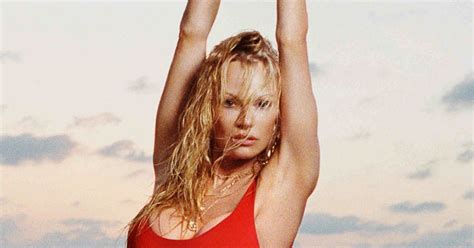 Flawless Pamela Anderson Slips Back Into Baywatch Swimsuit