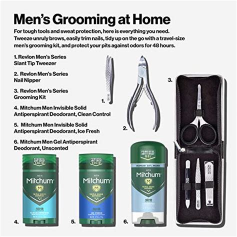 Revlon Mens Series Grooming Kit 4 Pc Set Includes Safety Scissors 2