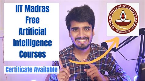 Iit Madras Free Artificial Intelligence Courses With Certificates