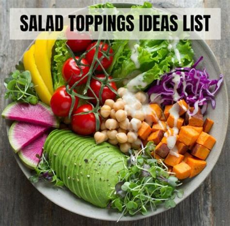 Ultimate List Of Salad Topping Ideas What To Put In Salad