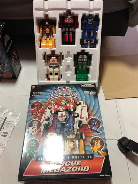 Power Rangers Turbo Rescue Megazord Deluxe Double Morphing Action