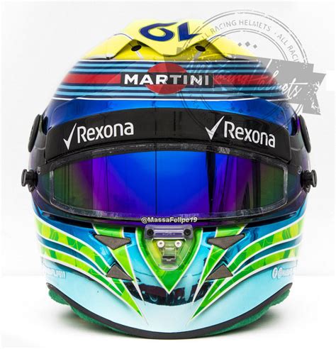 Felipe Massa 2017 F1 Replica Helmet Scale 1:1 – All Racing Helmets