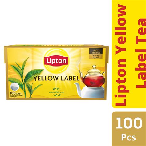 Lipton Yellow Label Tea Black Tea 100 Tea Bags 2g100pcs Lazada Ph