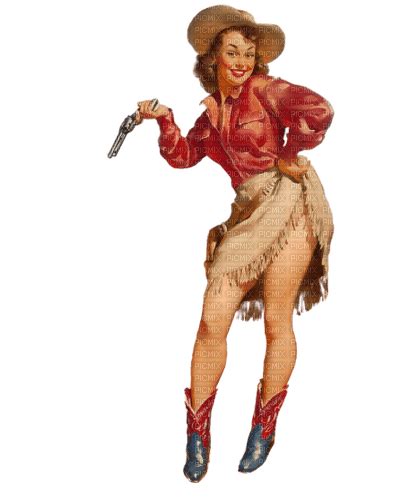 Cowgirl Woman Femme Vintage Cowgirl Woman Femme Frau Western