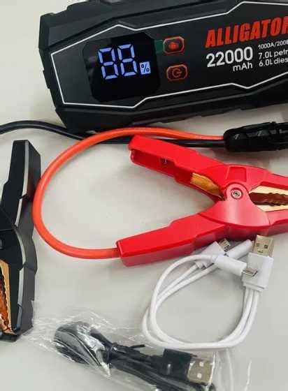 Бустер зарядно пусковий пристрій зарядное пусковое устройство 22000mah ...