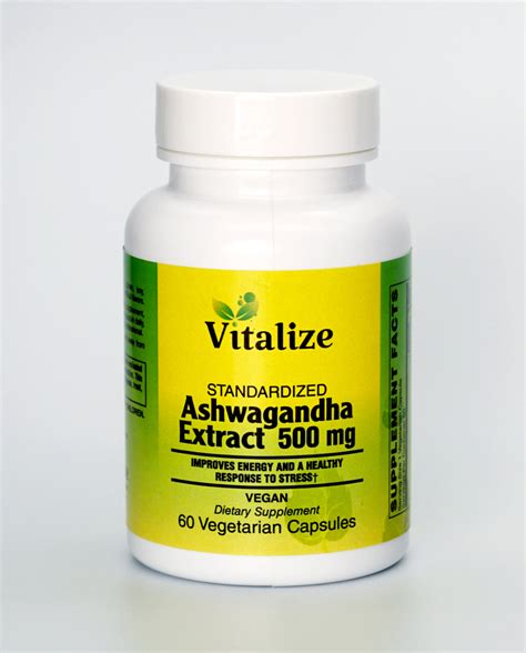 Ashwagandha Extract 500 Mg Ashwagandha Root Extract Vitalize®