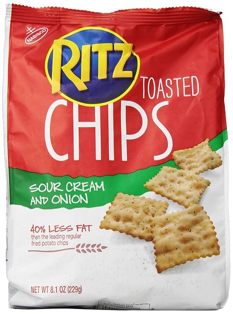 Nabisco Ritz Toasted Chips Sour Cream Onion G Amazon In