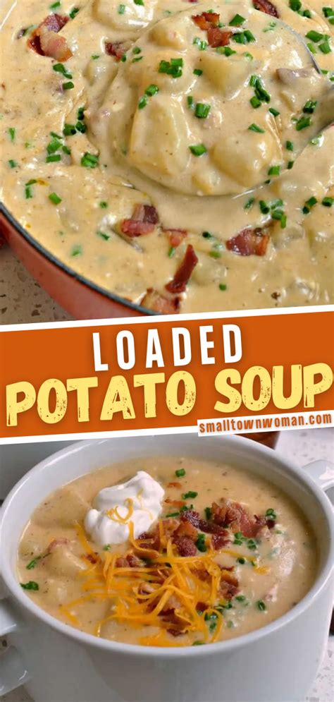 Loaded Potato Soup Recipe Loaded Potato Soup Creamy Potato Soup Recipes