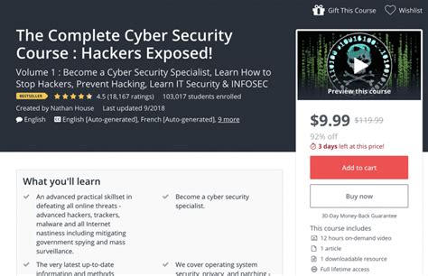 7 Best Cyber Security Courses And Classes Including Certificates Online