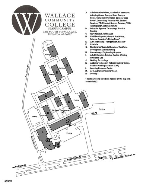 Sparks Campus Map | Wallace Community College