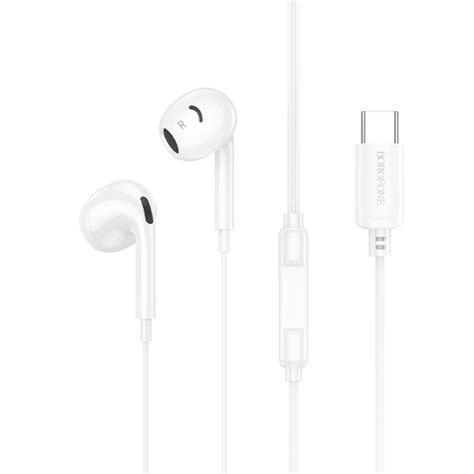 Наушники внутриканальные Borofone BM96, Brilliant, Type-C, 1.2 м, цвет