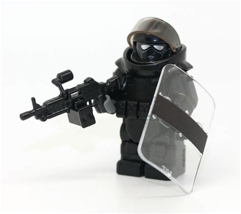 Special Forces Juggernaut Assaulter Clear Shield Lego Soldiers Lego Army Custom Lego