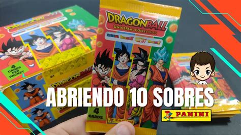 Panini Dragon Ball Universal Collection Abriendo Sobres Youtube