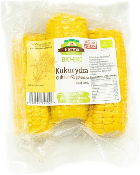 Farma Wi Tokrzyska Bio Kukurydza Cukrowa Ekologiczna Szt Op