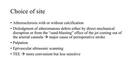 Arterial Cannulation In Cardio Thoracic Surgery Ppt