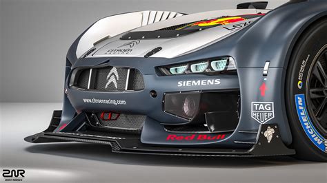 Citroen GT Race Car On Behance Race Cars Car Racing