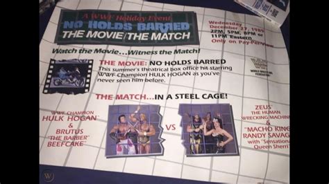 No Holds Barred The Match The Movie December 12 1989 Replay WWE