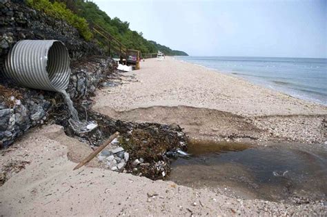 PHOTOS: Stormwater Runoff at Rocky Point Beaches | Miller Place, NY Patch