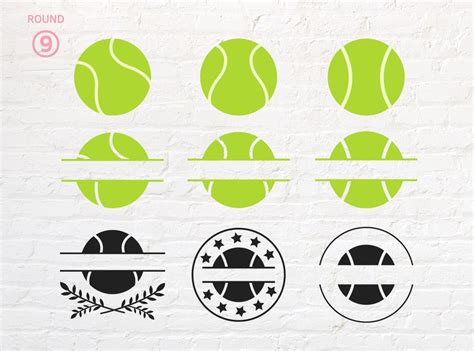 Tennis Ball Svg Png Dxf Eps Pdf Etsy