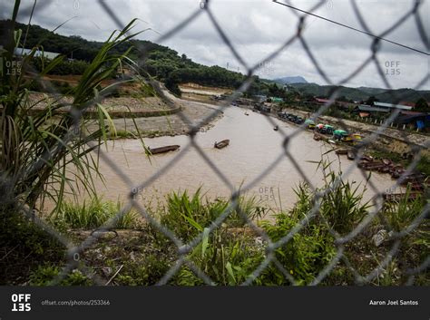 A Large Illegal Border Crossing Between Vietnam And China Just Outside