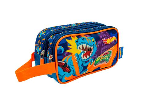 Ripley Cartuchera Hot Wheels Rex Azul