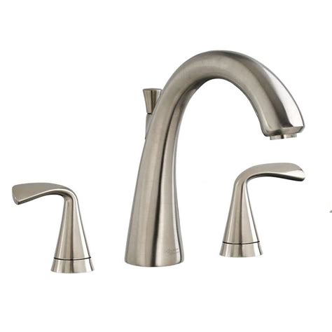 Glacier Bay Builders 2 Handle Deck Mount Roman Tub Faucet In Brushed Nickel 461 5004 The Home