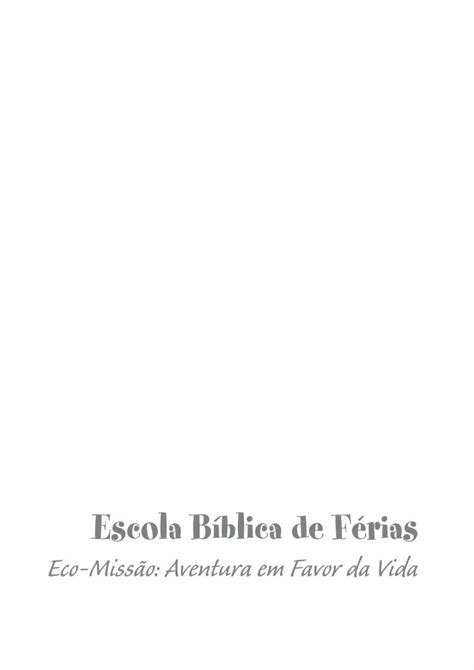 Pdf Escola B Blica De F Rias Metodista Org Br Escola B Blica De