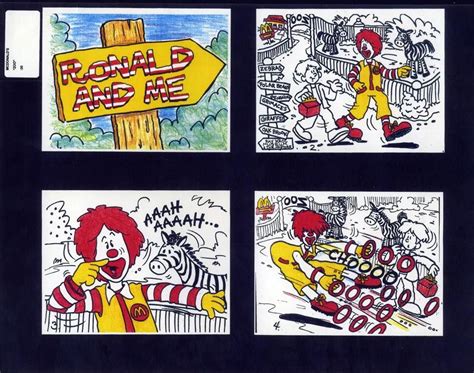 Storyboard 1 Of 4 Ronald Mcdonald Sneezes And All Of His Red Stripes