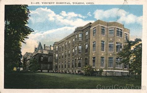 St. Vincent Hospital Toledo, OH Postcard