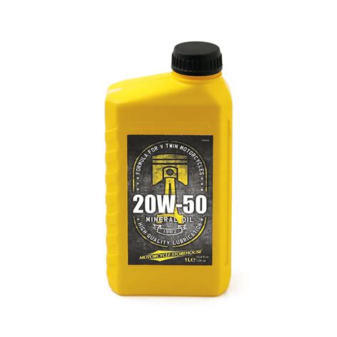 20W50 (Mineral) Motoröl. 1 Liter Flasche. Motoröl. Mineral. Befriedigt ...