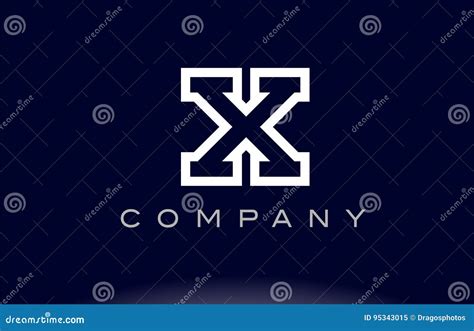 X Alphabet Letter Logo Icon Company Stock Vector Illustration Of