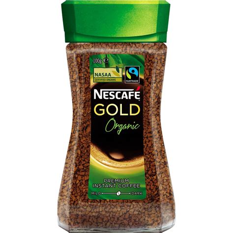 Nescafe Gold Organic Premium Instant Coffee 100g Woolworths