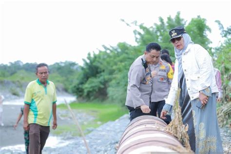 Bpbd Nagan Raya Tangani Perbaikan Dampak Longsor Tebing Sungai Atjeh