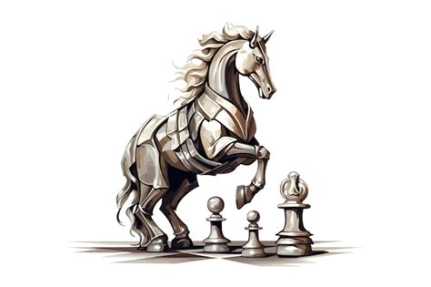 Chess Knight Vector Illustration Design Premium Ai Generated Vector