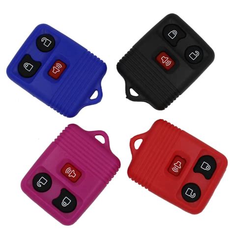 Keyless Entry Remote 3 Buttons Shell Rubber Pad For Ford Mercury