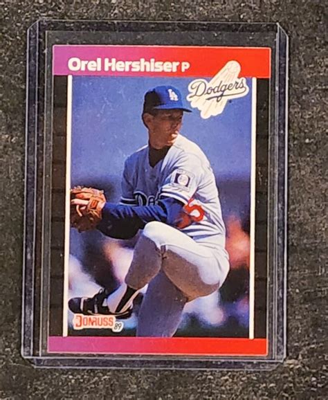 Donruss Orel Hershiser Set And Counting And Mvp