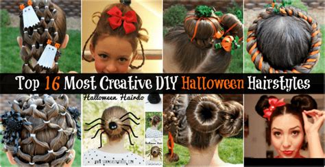 Top 16 Most Creative Diy Halloween Hairstyles Diy And Crafts