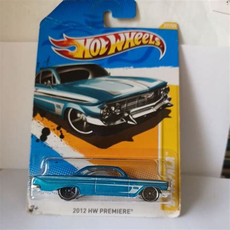 Hot Wheels 61 Impala 2012 Premiere Novo Original Lacrado Shopee Brasil