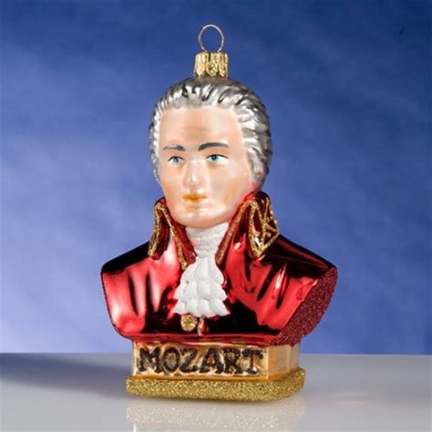 The Cottage Shop Mozart Polish Glass Christmas Ornament