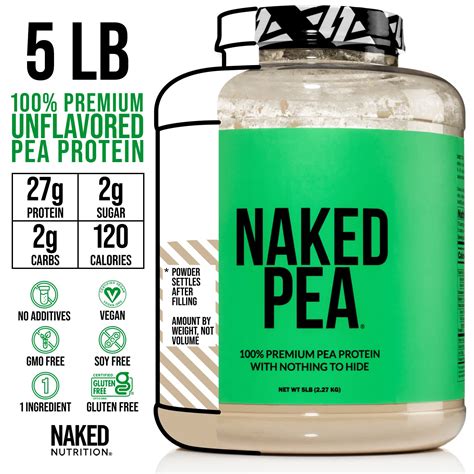 Vegan Protein Bundle Lb Unflavored Naked Pea And Lb Organic Naked