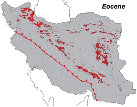 Iran Volcano Map